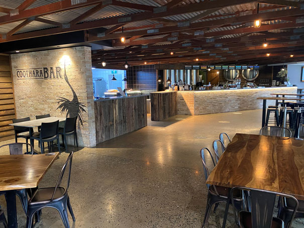 bar bistro cootharabar micro brewery eco brewing co. maeals drinks beer wine